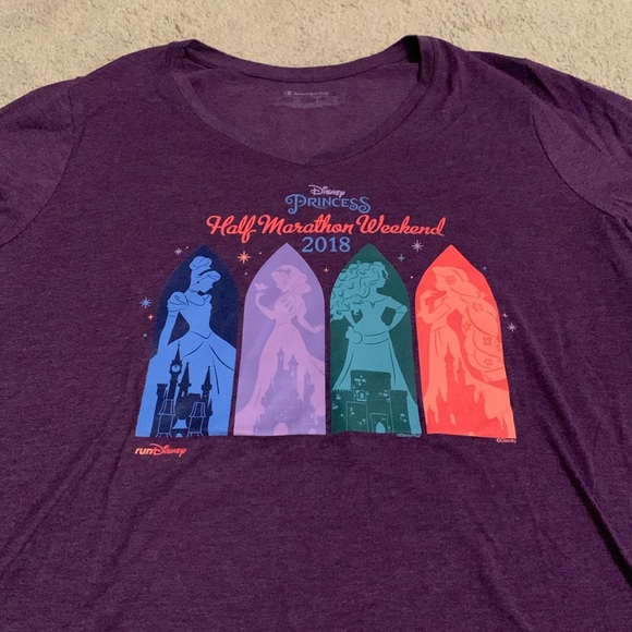 Rundisney Princess 2018 race T-shirt - Picture 4 of 5